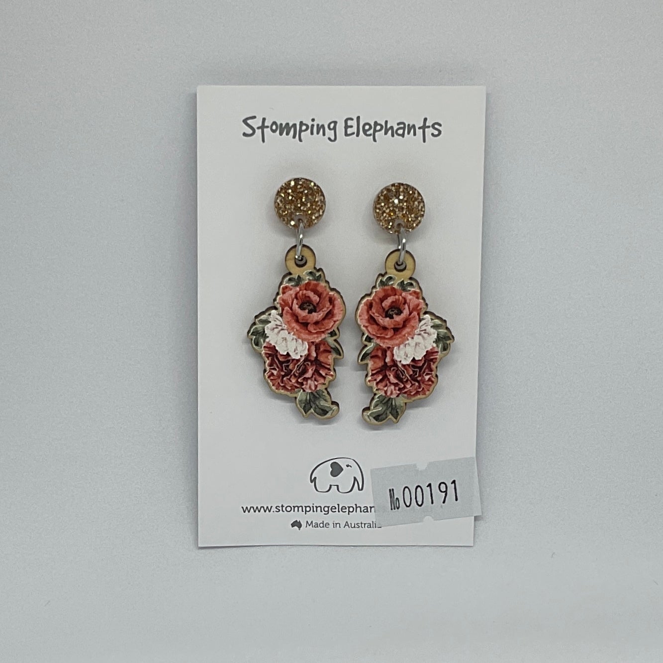 Stomping elephants earrings sale