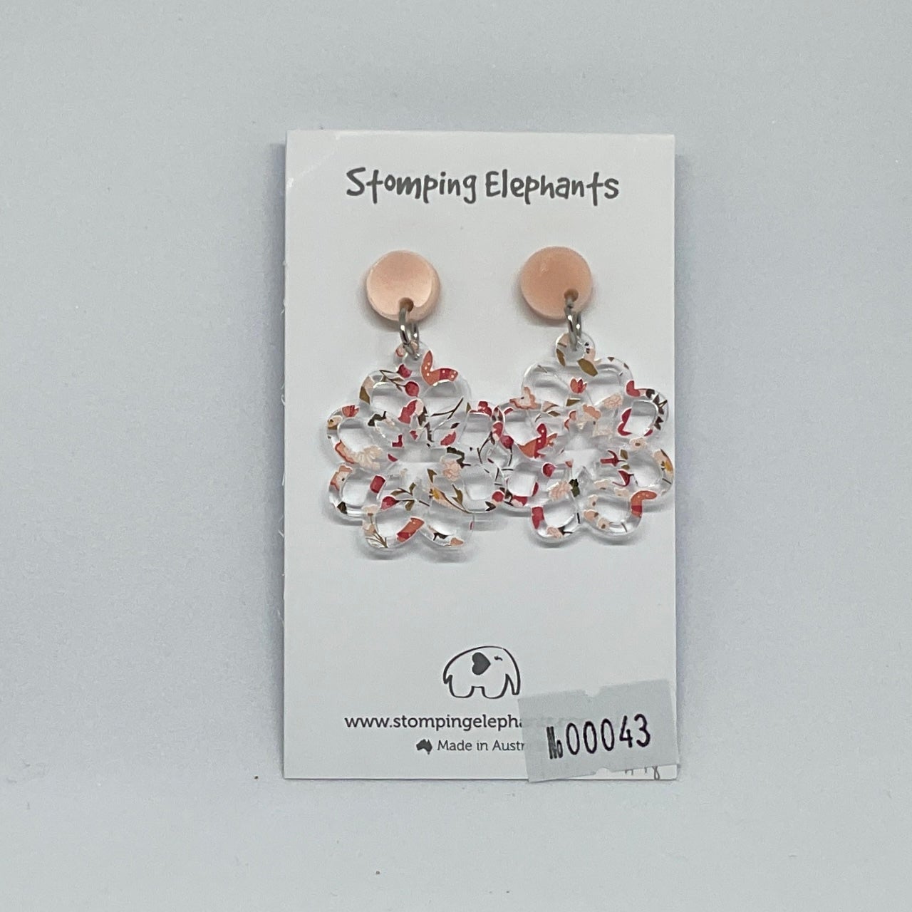 Stomping elephants earrings new arrivals