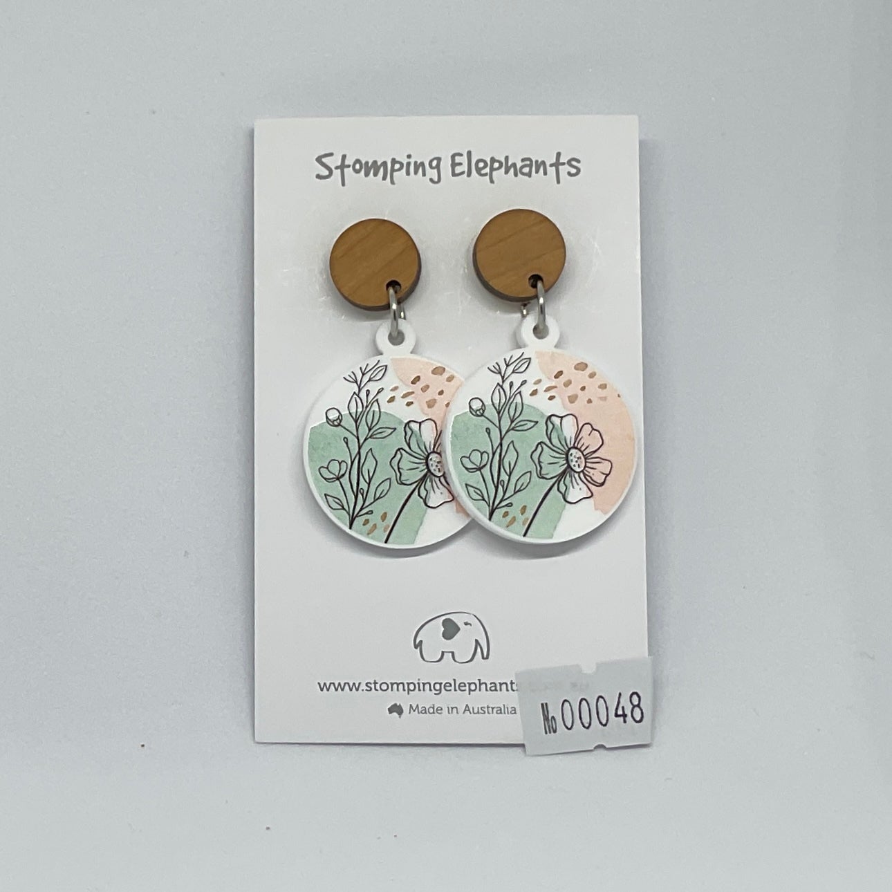 Stomping elephant earrings new arrivals